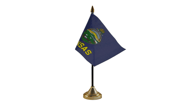 Kansas Table Flags